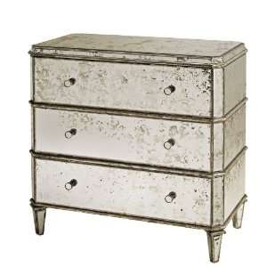    Currey & Co Antiqued Mirror Chest Of Drawers: Home Improvement
