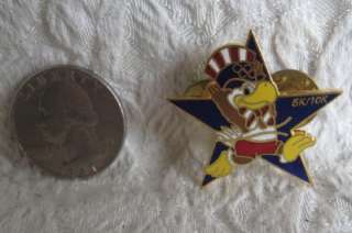 1984 USA LA Olympics Sam Eagle Star Hat Pin Track 5 10K  