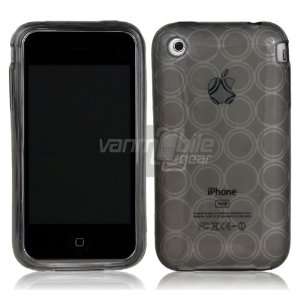 Black/Smoke Design 1 Pc Rubber Case for Apple iPhone 3G 
