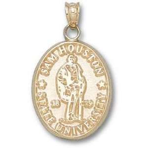  Sam Houston St. Bearkats 10K Gold Seal Pendant: Sports 