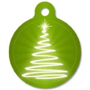  Neon Christmas Tree Pet ID Tag for Dogs and Cats   Dog Tag 