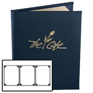   11 Triple Panel Fold Out Menu Cover   Harley: Office Products
