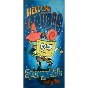  Spongebob & Patrick Beach Towel