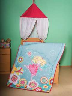 Baby Girls Fairies Flowers Crib Bedding Nursery Set 6pc  