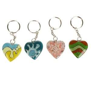   Heart A Glass Act Keychain [Heart]  Fair Trade Gifts: Home & Kitchen