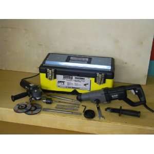   Mode Rotary Hammer and 4 1/2 Inch Angle Grinder w/ Tool Box and 5 Bits
