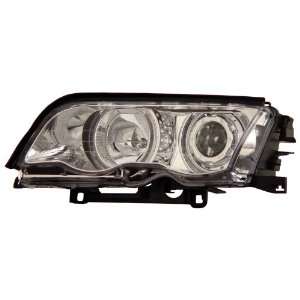  BMW 3 SERIES E46 99 01 4 DR PROJECTOR HEADLIGHTS HALO 