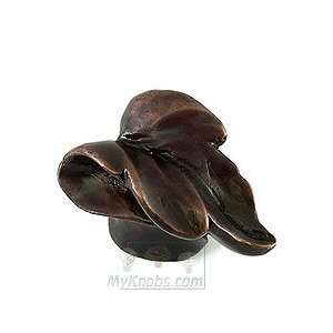  Copia bronze   vineyard leaf knob in byzantine bronze 