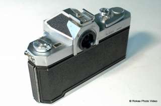 Nikon FTn Nikkormat camera body only chrome Rated C  