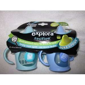 Tommee Tippee Explora Easiflow Boy Cup with Dura Spout BPA Free 9 Oz 2 
