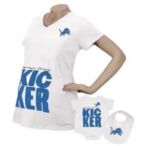   Lions Womens Kicker Maternity T Shirt/Infant Set