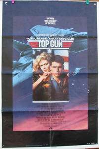 Top Gun Tom Cruise Original 1Sh Movie Poster  