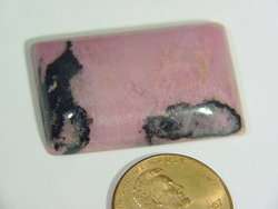 BUTW Rhodonite free form cabochon specimen gem stone lapidary 7965B 