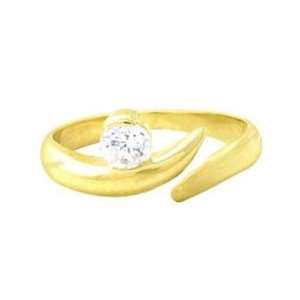  10kt Gold, Crystal, Toe Rings Jewelry