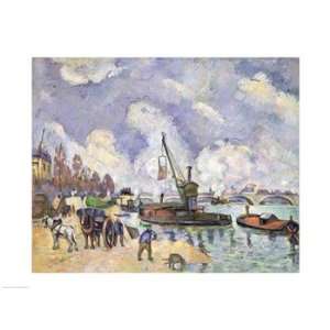  Quai de Bercy, Paris   Poster by Paul Cezanne (24x18 