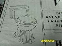 Complete 2 pcs Toilet Set Traditional Era Style New in Box  