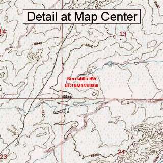 USGS Topographic Quadrangle Map   Bernalillo NW, New Mexico (Folded 