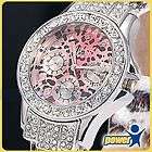 Crystal Gold Leopard Decorated Ladies Wrist Watch