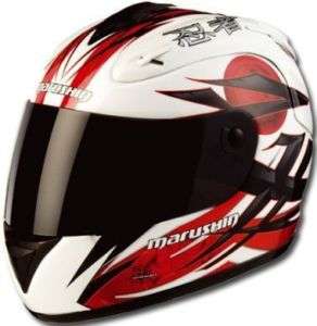 Marushin Kintaro TNT 888 Motorcycles Helmet Red XXL  