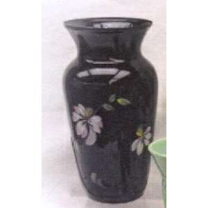  Fenton Art Glass   10 Black Decorated Vase: Everything 