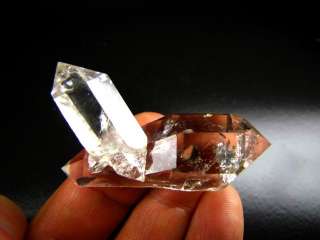 95ct Herkimer Diamond/Scepter Quartz 2 Crytals Cluster  