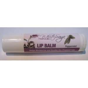  Lip Balm with Shea Butter Peppermint Flavor: Health 