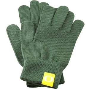    Nike Oregon Ducks Ladies Green Knit Gloves: Sports & Outdoors