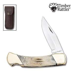 Timber Rattler Lockback Hunter Folding Pocket Knife