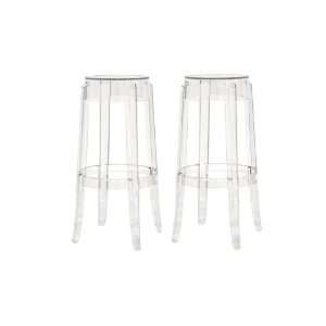 Bettino Acrylic Barstool Set of 2 