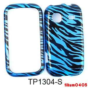 Phone Case Samsung Trender M380 Transparent Blue Zebra Print  