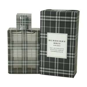  BURBERRY BRIT by Burberry Cologne for Men (EDT SPRAY 1.7 