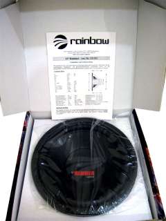 RAINBOW HAMMER 12 NEW SUB 750 W CLEAN BASS SUBWOOFER  