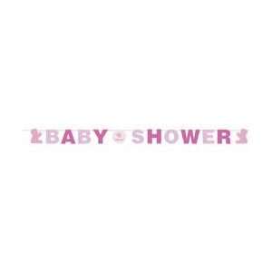 Tickled Pink Baby Shower Banner