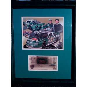  Ken Shrader NASCAR collectible framed portrait Everything 