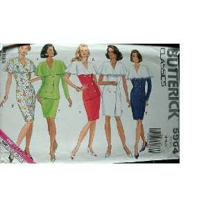  MISSES DRESS, TOP AND SKIRT SIZE 18 20 22 EASY BUTTERICK 