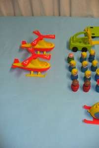   74) Pc. Lot FISHER PRICE LITTLE PEOPLE Wooden People & Vehicles  
