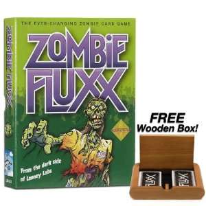   Ever Changing Zombie Card Game. Plus FREE Wooden Box Toys & Games