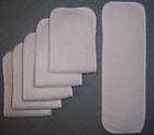Hemp Org. Cotton Cloth Diaper Liners Doublers 12 x 4