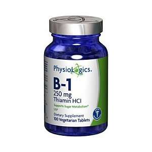  B 1 250mg Thiamine HCL 100 Vegeetarian Capsules: Health 