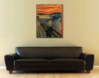 Edvard Munch   The Scream Reproduction Canvas Painting  