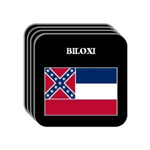  US State Flag   BILOXI, Mississippi (MS) Set of 4 Mini 