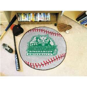  Binghamton Bearcats NCAA Baseball Round Floor Mat (29 