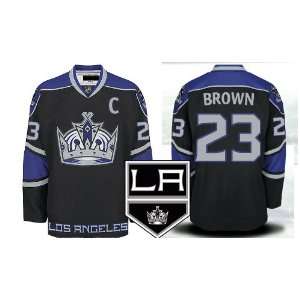  NHL Jerseys Dustin Brown Third Black Hockey Jersey (ALL are Sewn On