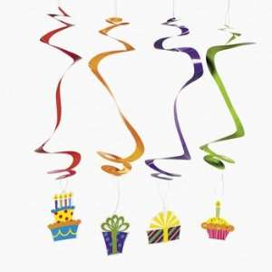  Birthday Celebration Dangling Swirls   Teacher Resources 