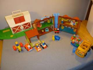   FISHER PRICE LITTLE PEOPLE~BARN~HOUSE~FIGURES~ACCESSORIES  