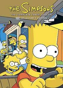 The Simpsons   Season 10 DVD, 2009, 4 Disc Set  