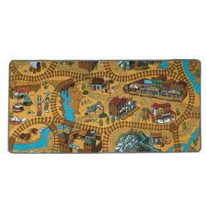   102 Play Carpet Wild West Multi Kids Rug Size: 3 x 68 Toys & Games