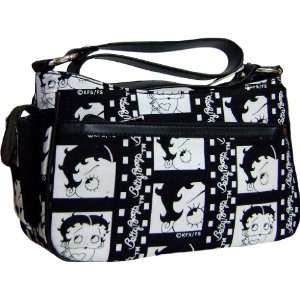   New Betty Boop Shoulder Bag White/black Matching Wallet: Toys & Games