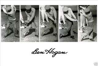 Ben Hogan Sequence 5 Photos of Hogan Amazing Set  