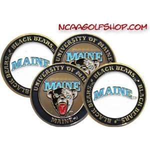  (4) Maine Black Bears Golf Ball Markers: Sports & Outdoors